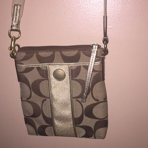 A over the shoulder coach bag